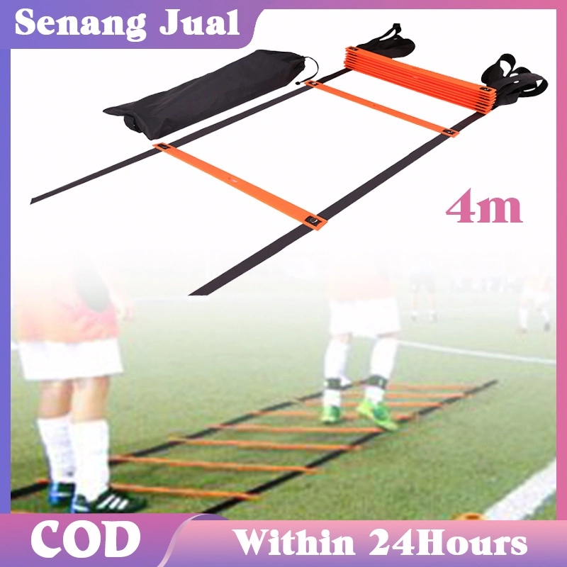 4 Meter Agility Ladder Speed Tangga Kelincahan Latihan Sepak Bola Soccer Drills
