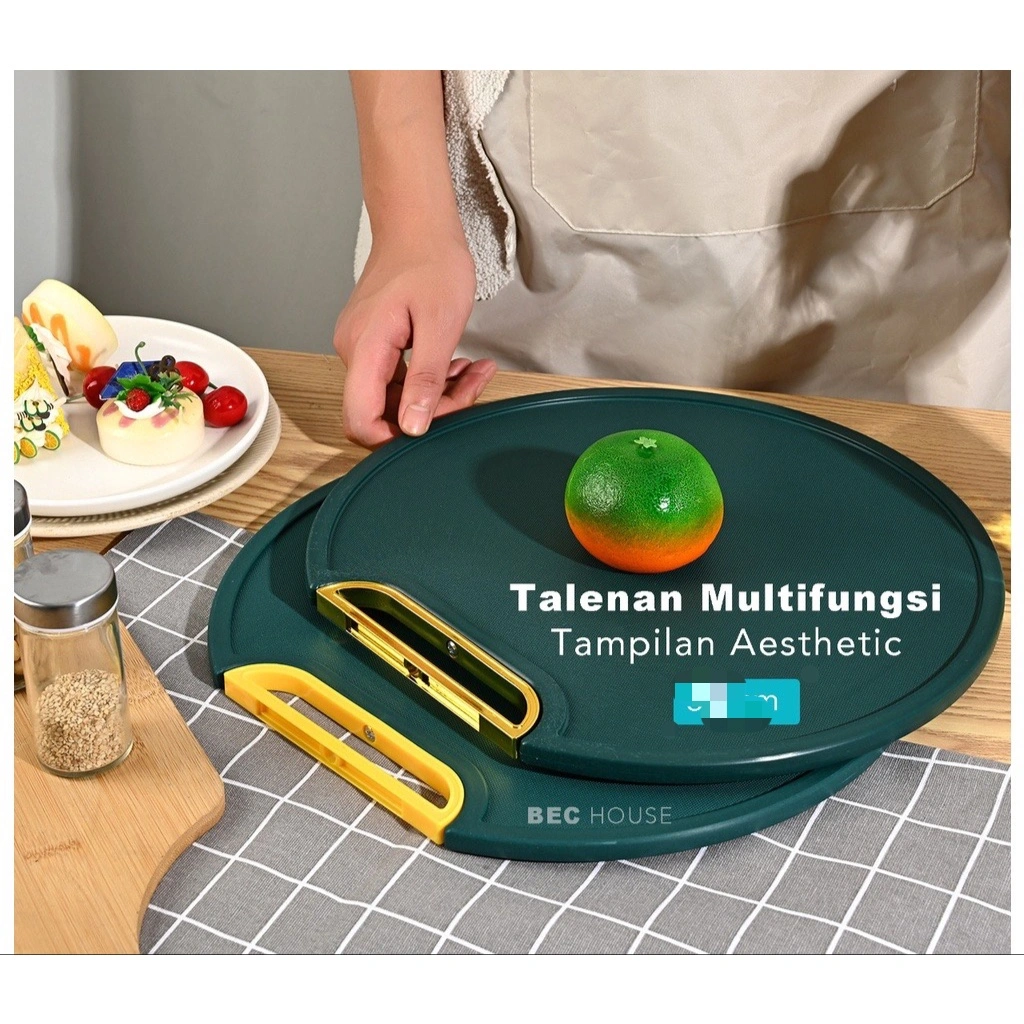 Talenan PE Anti Jamur / Cutting Board Premium / Talenan Multifungsi / Alat Perlengakapan Dapur