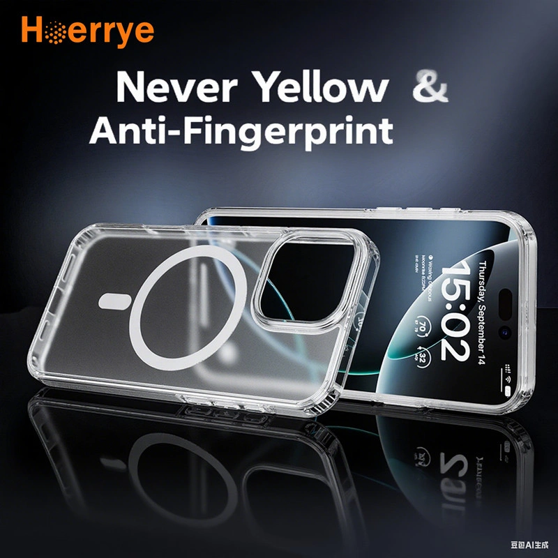 Hoerrye Magnetic Case iPhone 13 14 15 16 17 Wireless Charging Anti-kuning Matte Anti-fingerprint