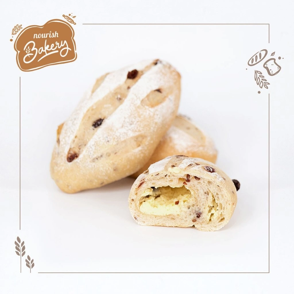 Cranberry Cream Cheese - 100% Sourdough Soft Bread dengan Grass Fed Cream Cheese