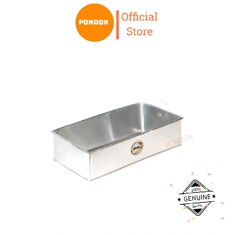 Pondox Loyang Brownies Bakar Kukus Premium / Loyang Persegi Panjang / Loyang Bronis