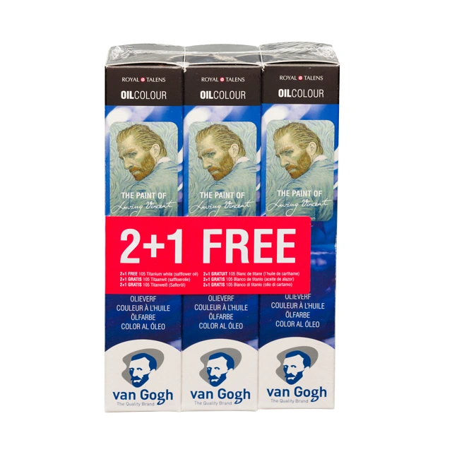 Van Gogh Oil Colour Tube 200ml Titanium White 2+1