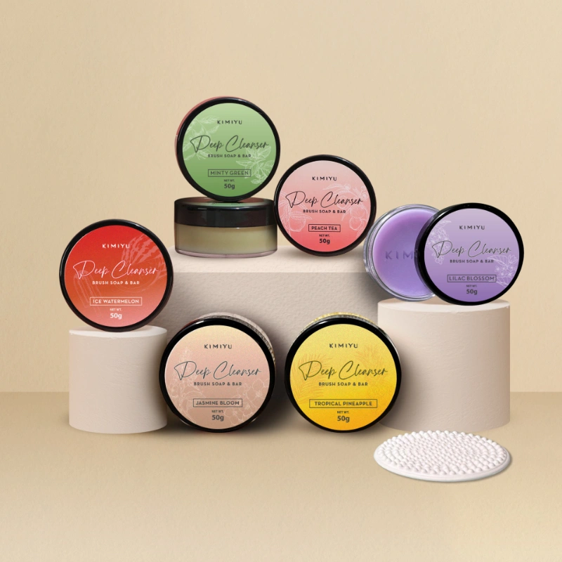 KIMIYU Deep Cleansing Brush Soap Bar & Pad