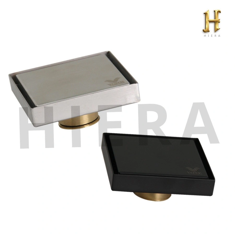 VONE Floor Drain Smart Saringan Got Lantai Kamar Mandi Stainless Black CA PREMIUM
