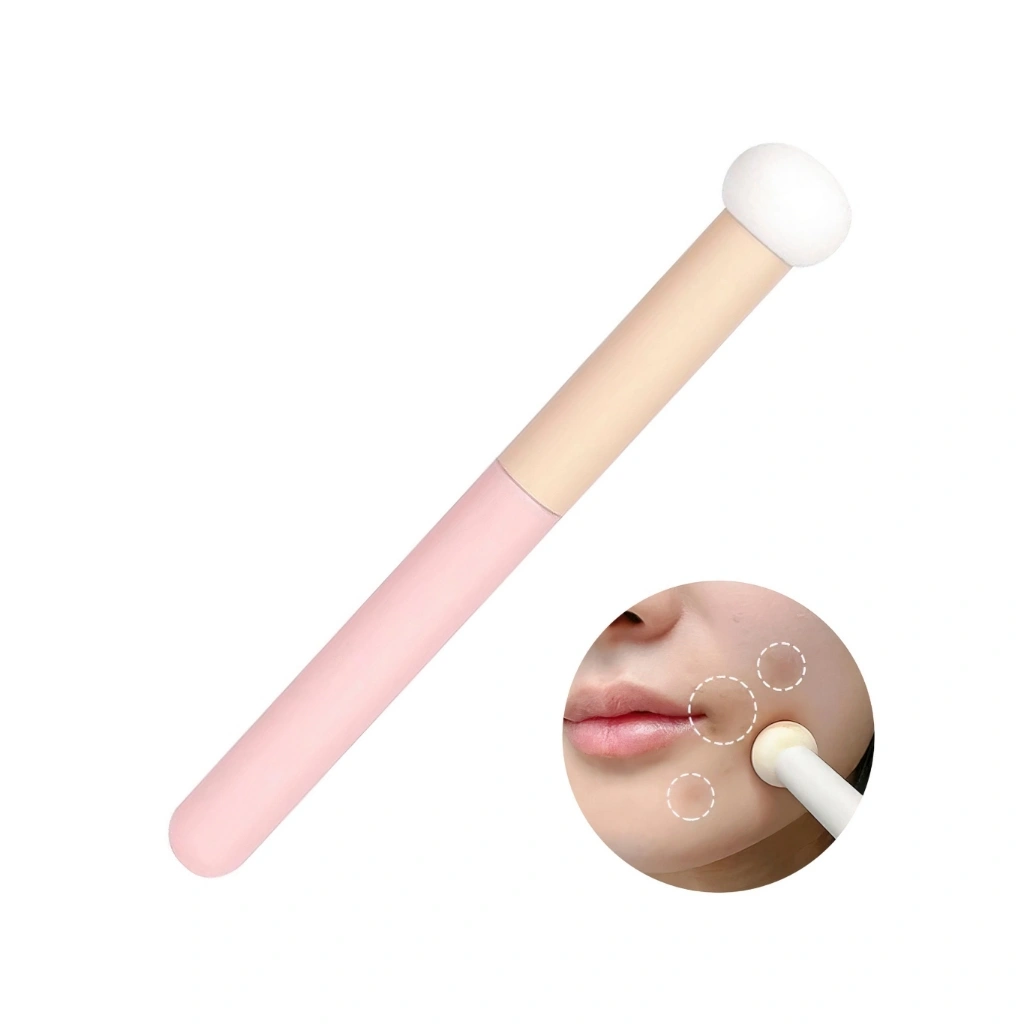 Spons Stik Bulat Concealer Brush Kuas Foundation Make Up Tool Mini Travel BR4028
