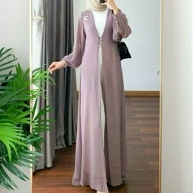 OuterJumboFashionMuslim2025/CardiganKondangan/LuaranELeganWanitaterbaru2025/OuterMuslimOOTDkekinian/OuterLebaran