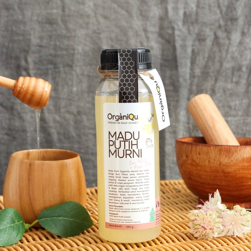 MADU PUTIH MENTAH PREMIUM 1kg, 315gr, 170gr. Bantu PERBAIKI NAFSU MAKAN ANAK, dukung PROMIL, MELANCARKAN HAIDH, MENORMALKAN HORMON & MENGUATKAN IMUN (Raw White Honey)