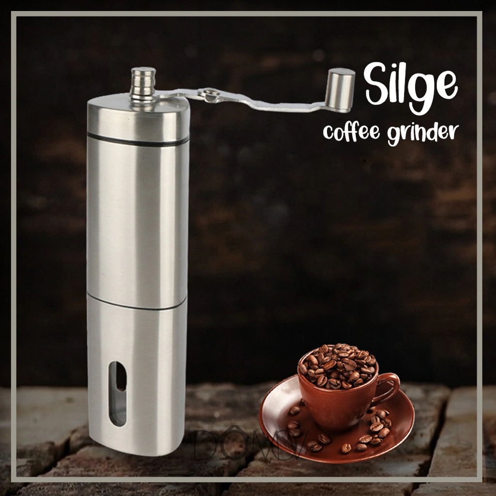 DOMOV SILGE Penggiling Kopi Manual Coffee Hand Grinder Triangle Design