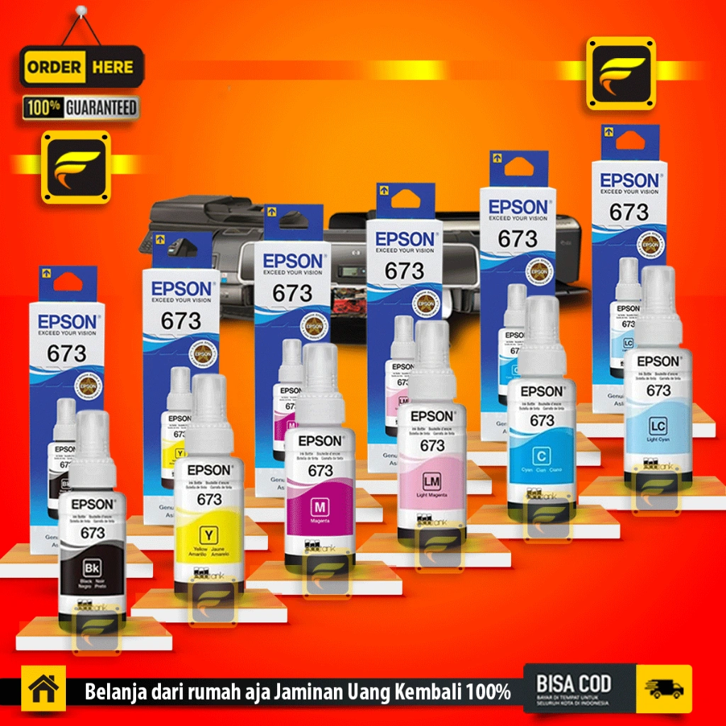 TINTA PRINTER  673 all SERIES L800 L805 L850 L1800