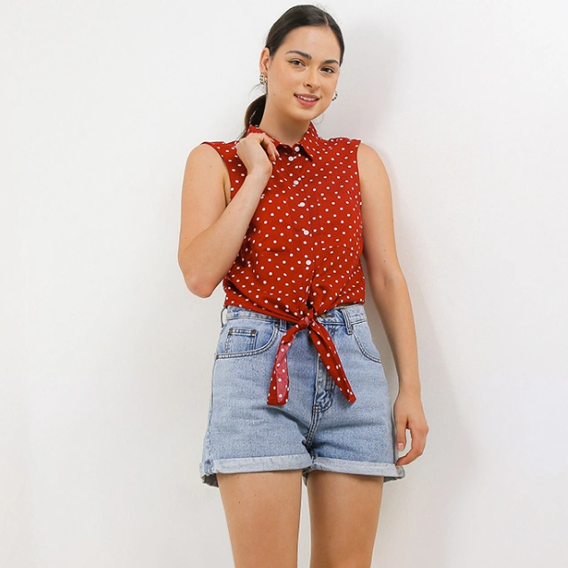 Oota Beachwear Kemeja Blouse Atasan Wanita MIAMI Top Katun