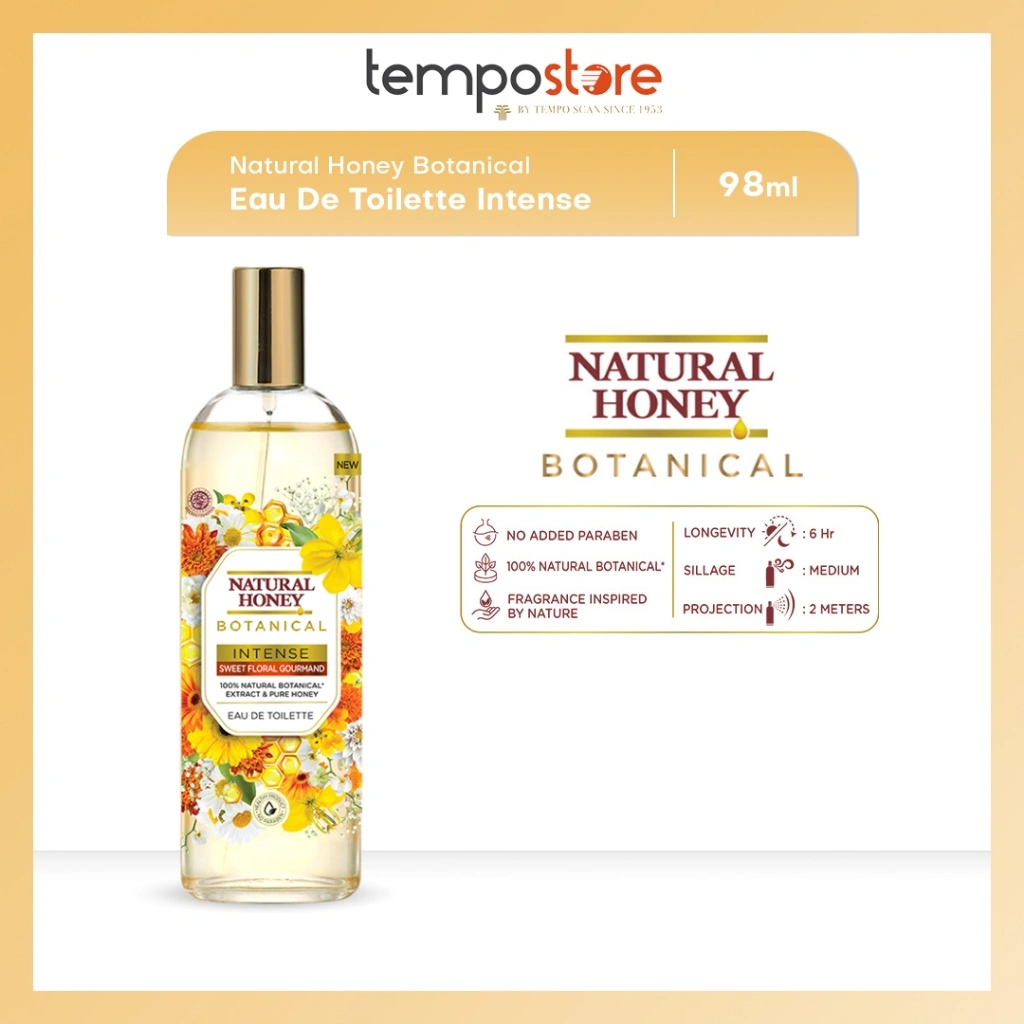 Natural Honey Botanical Eau De Toilette 98ml Intense [1pcs] - Exp : 05.2026