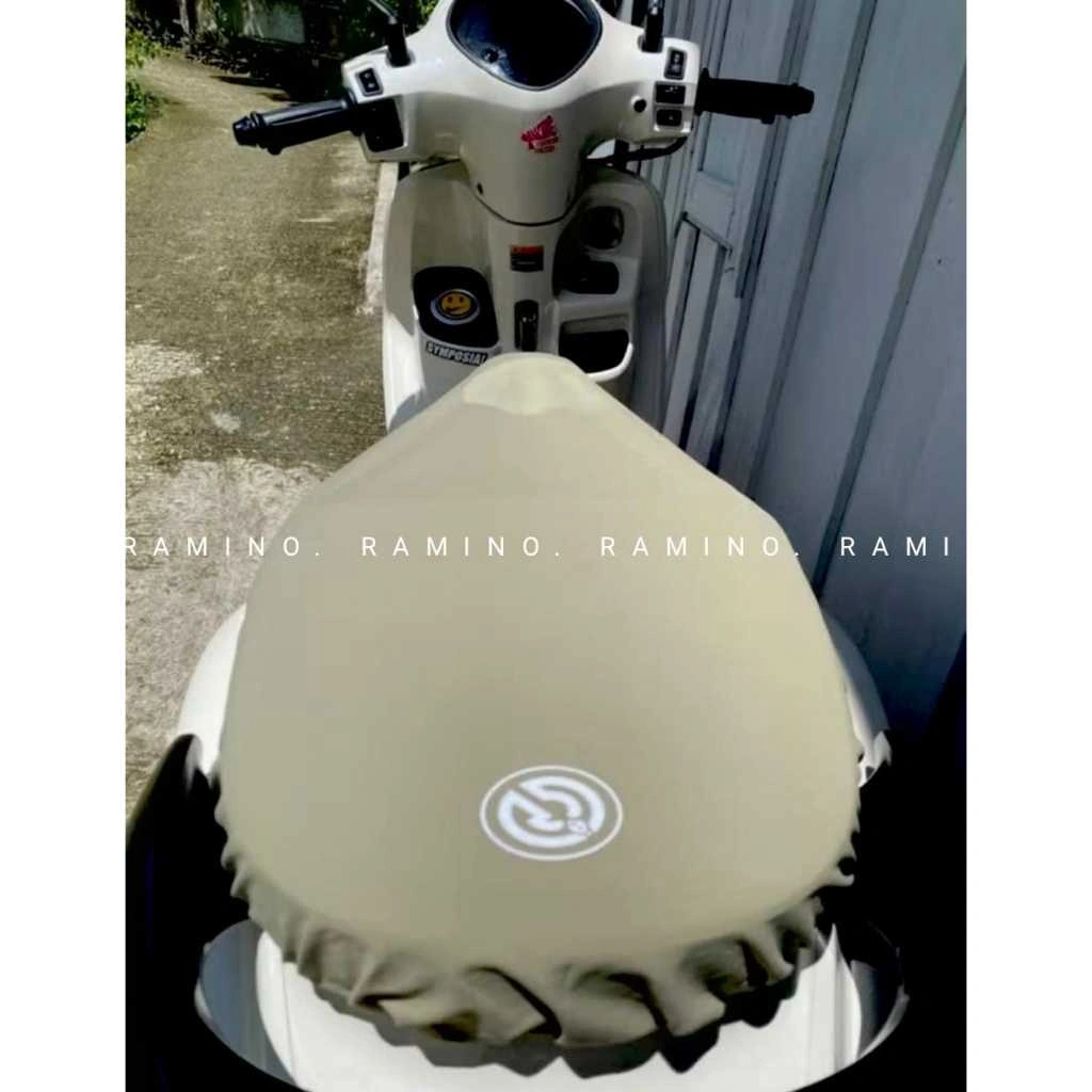 Sarung Jok Motor Anti Cakaran Kucing dan Anti Air bahan IMPORT Logo Simpel