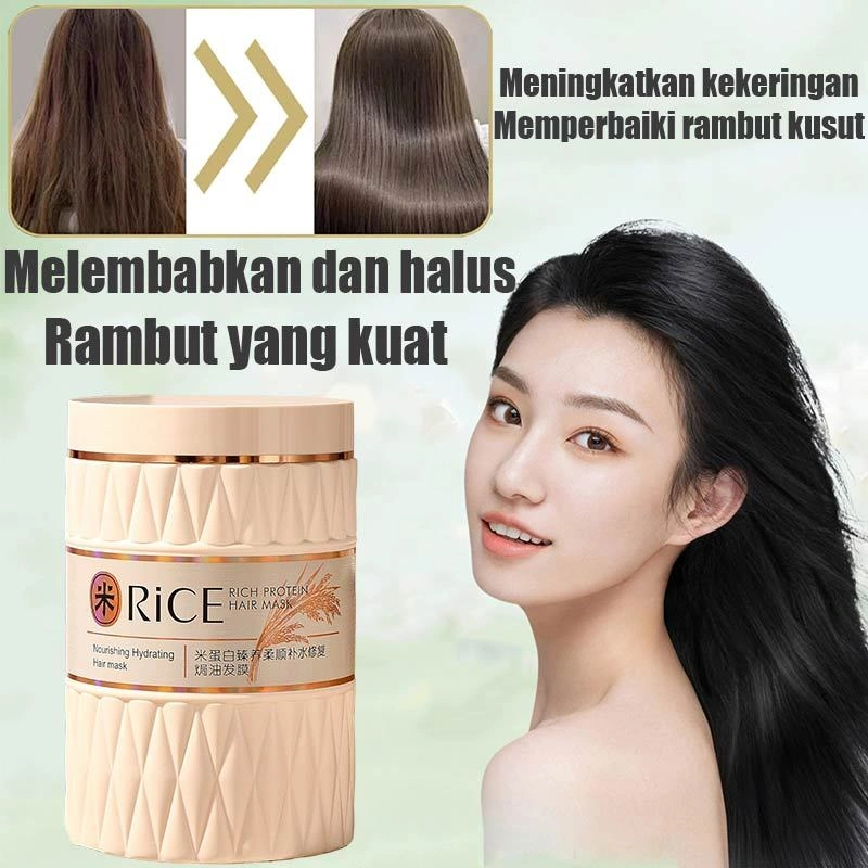 Masker Rambut Halus Masker Rambut Keratin 800ml Kehalusan Rambut |