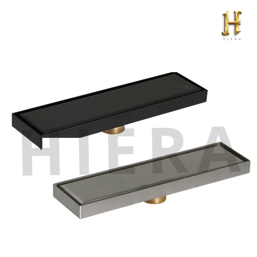 VONE Floor Drain Smart Saringan Got Kamar Mandi Panjang Stainless Black CA Long PREMIUM