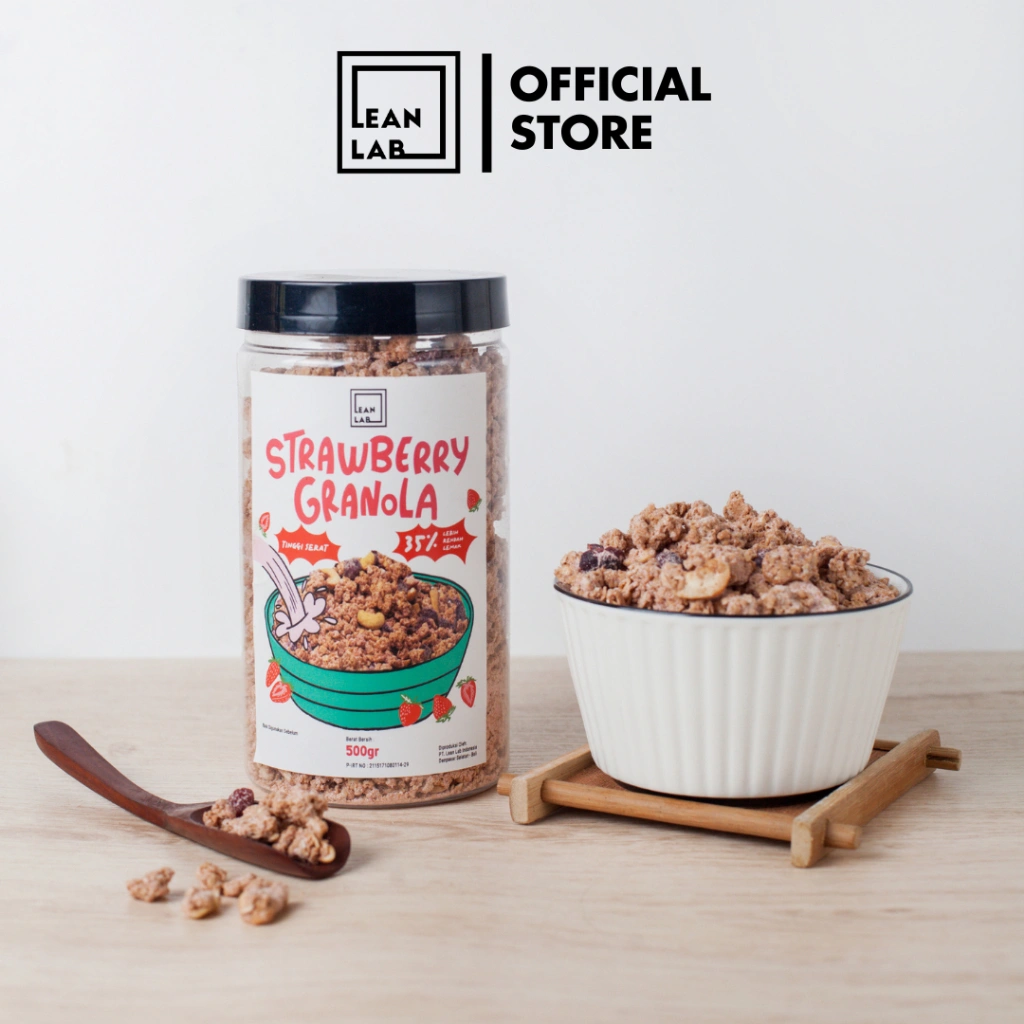 Lean Lab Granola Strawberry 500gr