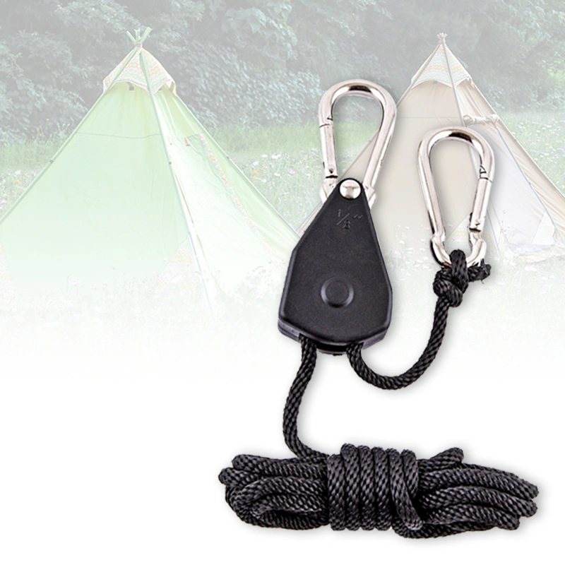 Stopper Buckle Carabiner Tali Paracord Panjat Tebing Climbing Rope Katrol Tali Guyline