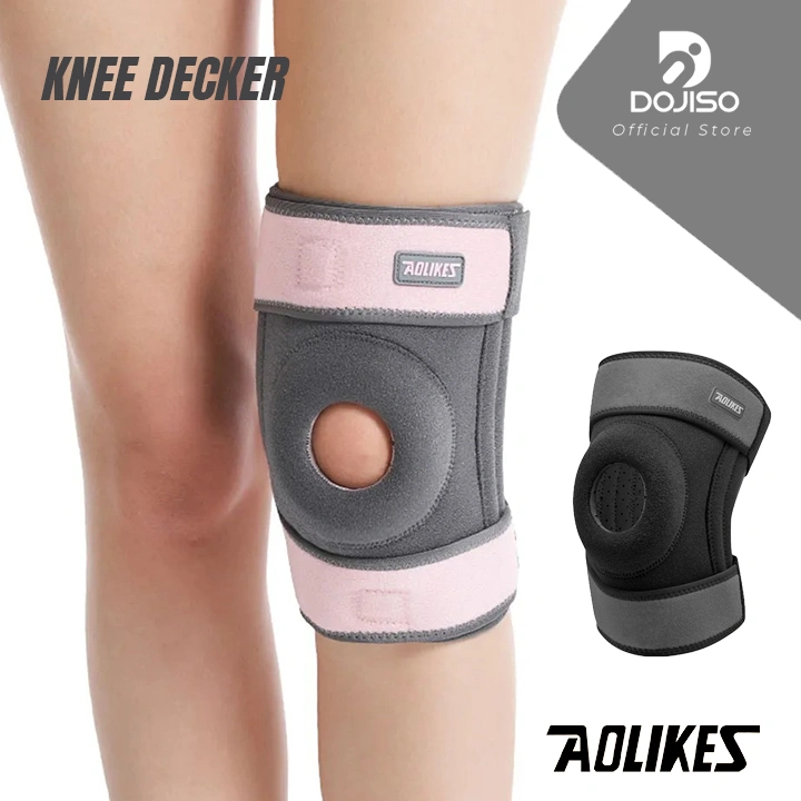 Knee Decker Aolikes HX-7916 Deker Lutut Support Sport Kesehatan dengan Penyangga Kawat Olahraga FItness Gym Running