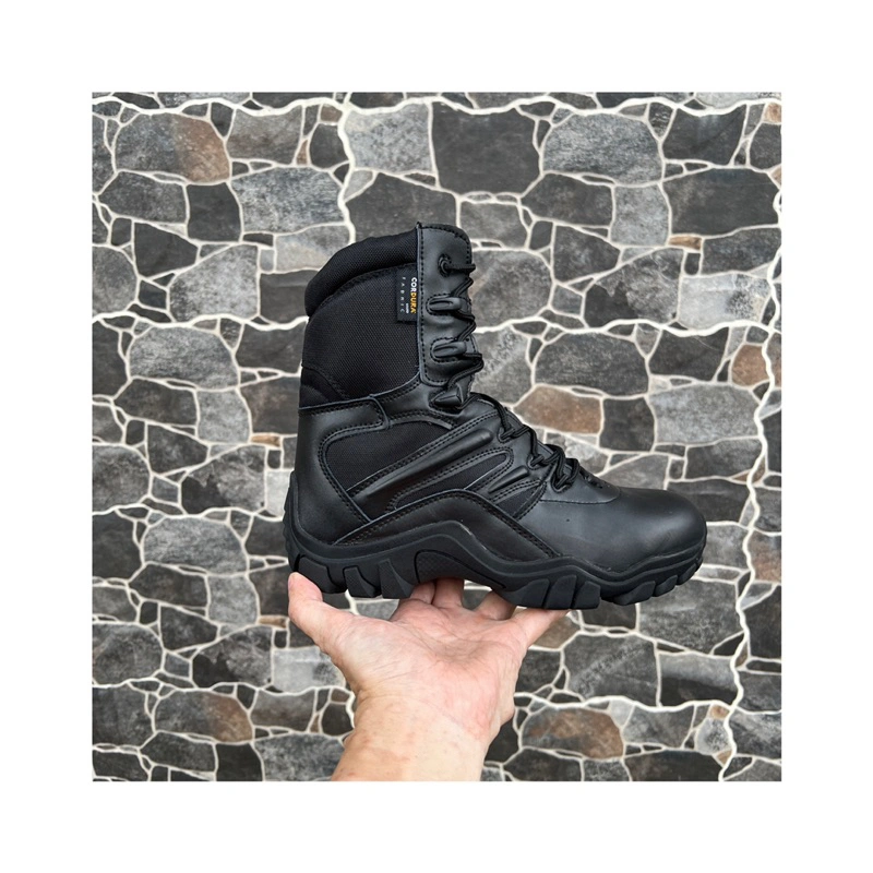 Sepatu Combat Boots PDL DELTA SCORPION 8" - Sepatu Gunung Warna HITAM