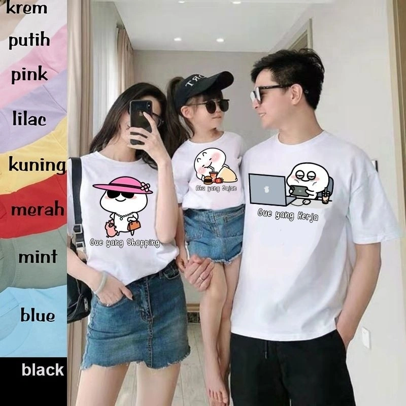 Herlin Collection-Kaos dan Jumper Couple Keluarga Rempong Pentol Keren dan Lucu-Kaos anak dan dewasa