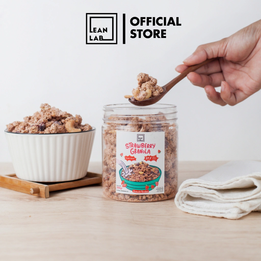 Lean Lab Granola Strawberry 250gr