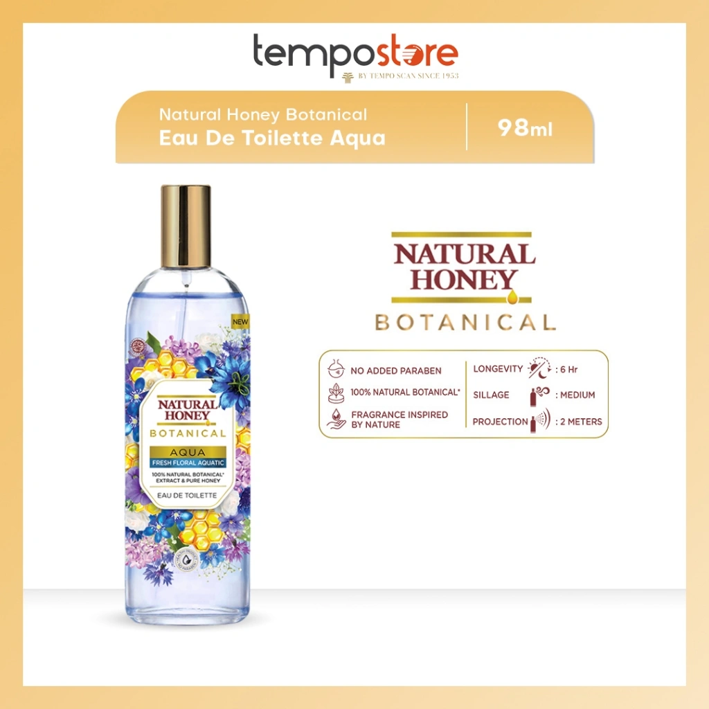 Natural Honey Botanical Eau de Toilette 98ml Aqua [1pcs] - Exp : 11.2027