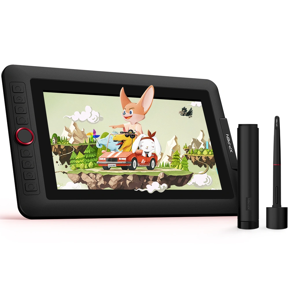 XPPen Artist 12 Pro Pen Display Drawing Monitor Digital Graphic Display With A Red Dial Support Tilt