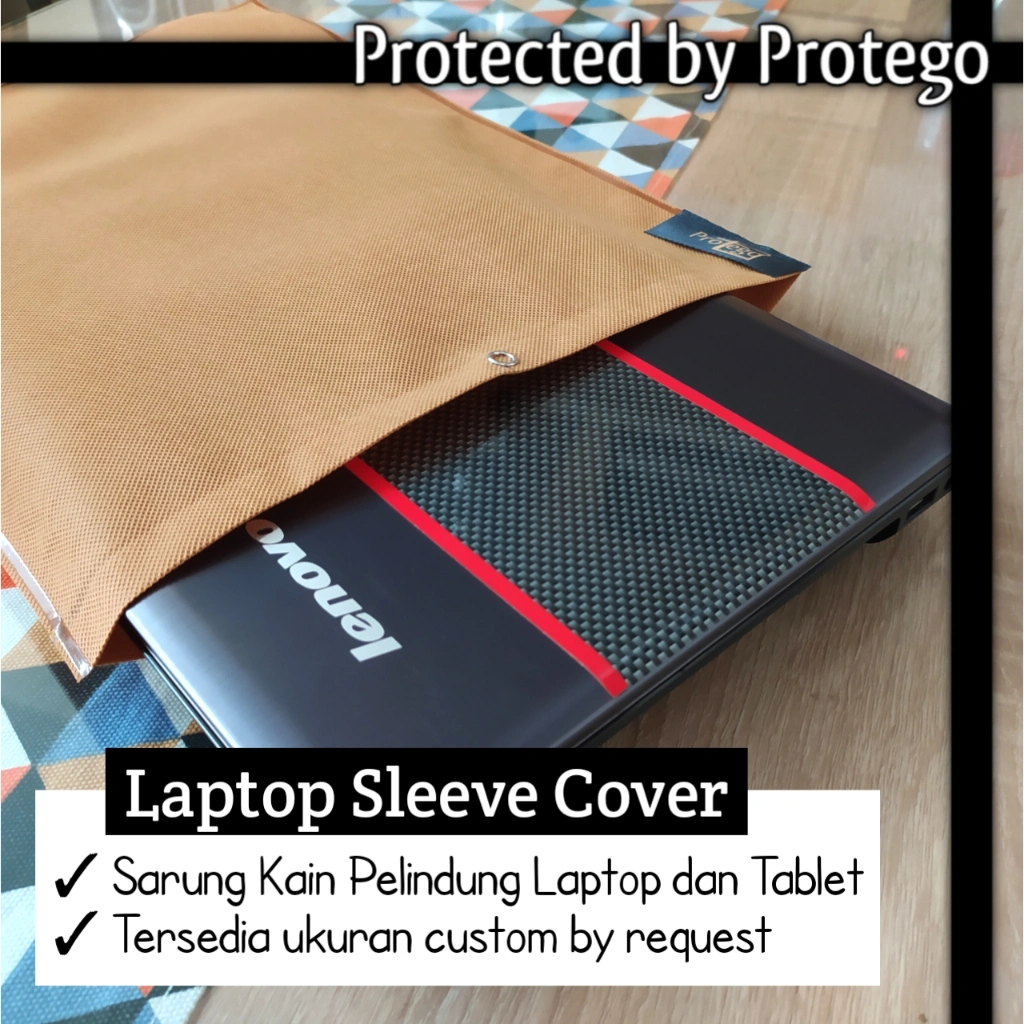 PROTEGO Sleeve Laptop dan Tablet Cover Sarung Kain Pelindung Soft Case Protector PART 1
