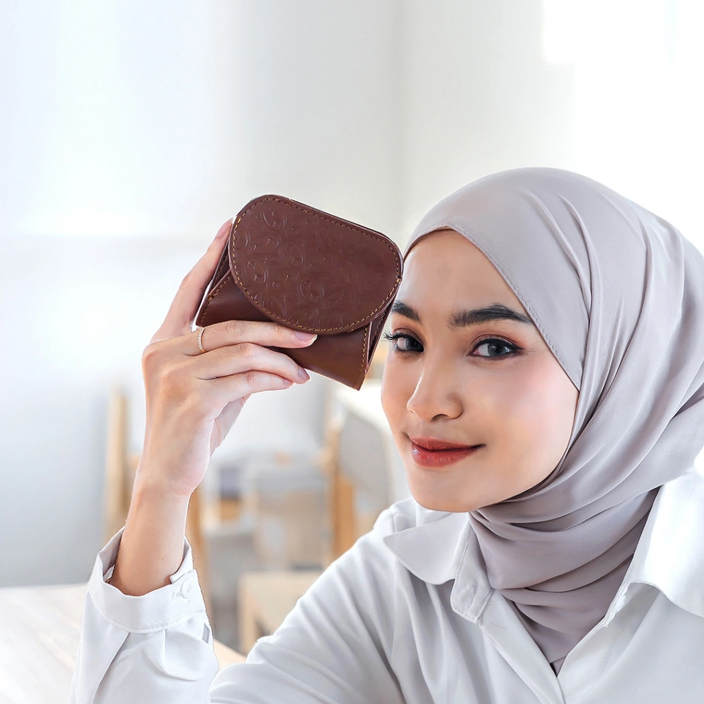 Kenes Leather Dompet Kartu Wanita Kulit Asli MOZZA - Free Gravir Nama