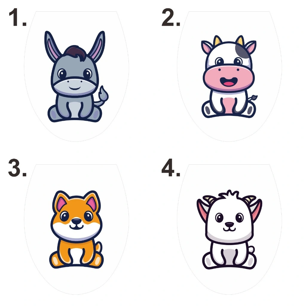 Pusat Wallsticker - Stiker Tutup Kloset Ruangan Kamar Mandi Toilet WC Anak Animasi Lucu Tahan Air Katalog 10-12