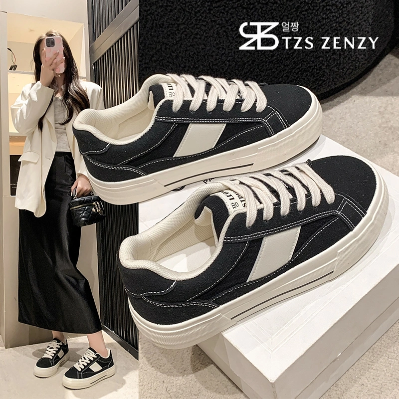 TZS Zenzy Leonii Strides Shoes - Sepatu Kanvas Wanita - Sepatu Kasual - Sneakers Aesthetic