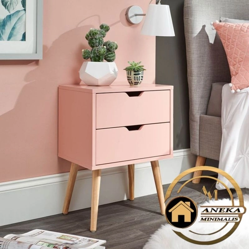 AM17 meja nakas minimalis / meja kosmetik /meja samping kamar