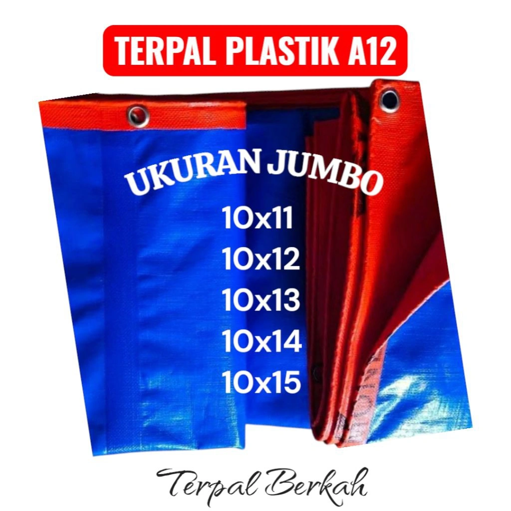 TERPAL PLASTIK A12 | Terpal Jemuran Jumbo Murah & Kuat