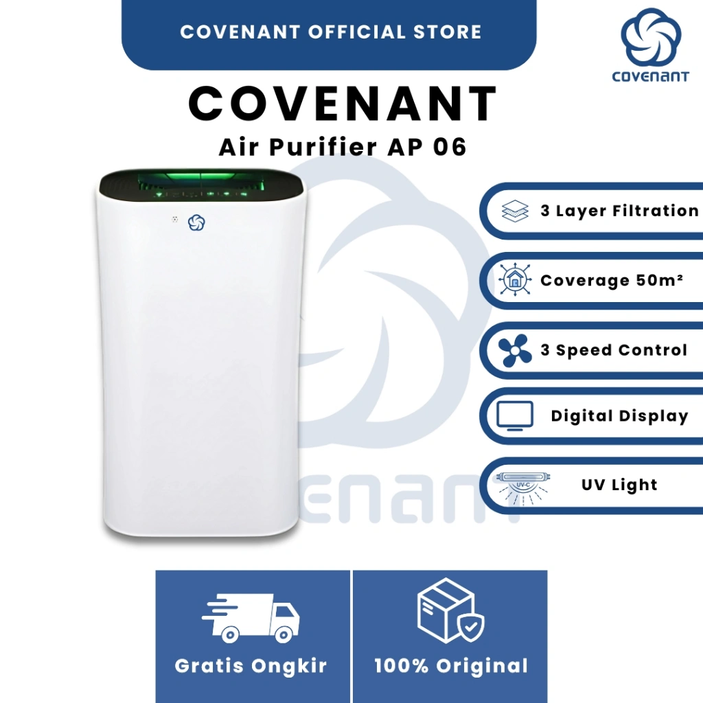 Covenant Air Purifier AP-06 Pembersih Ruangan dengan Hepa Filter