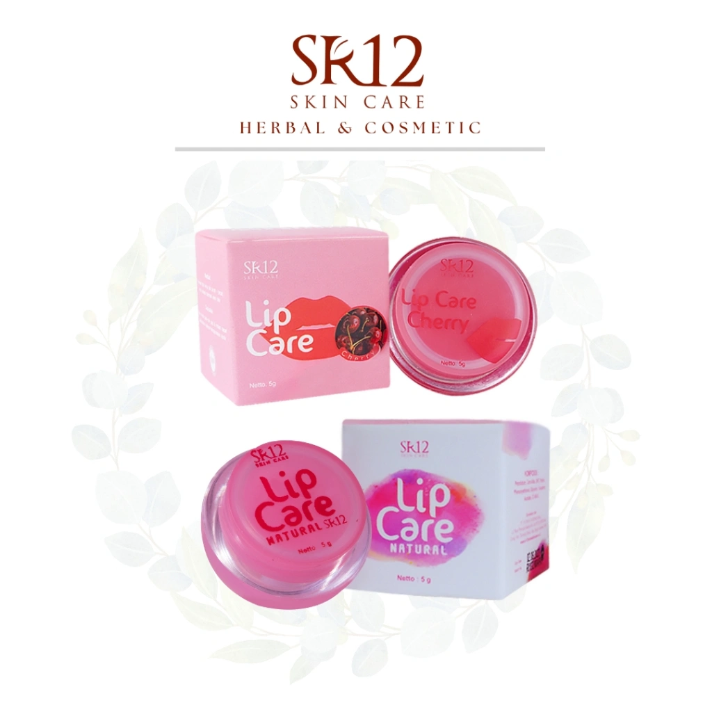 LIP CARE SR12 Lip Balm Pelembab Bibir Pencerah Warna Bibir Alami Solusi Bibir Kering dan Hitam BPOM