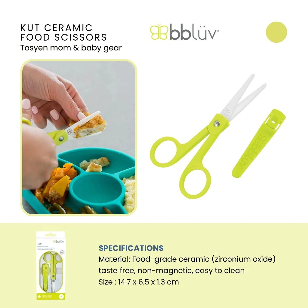 Bbluv Kut Ceramic Food Scissors - Gunting Makanan Anak