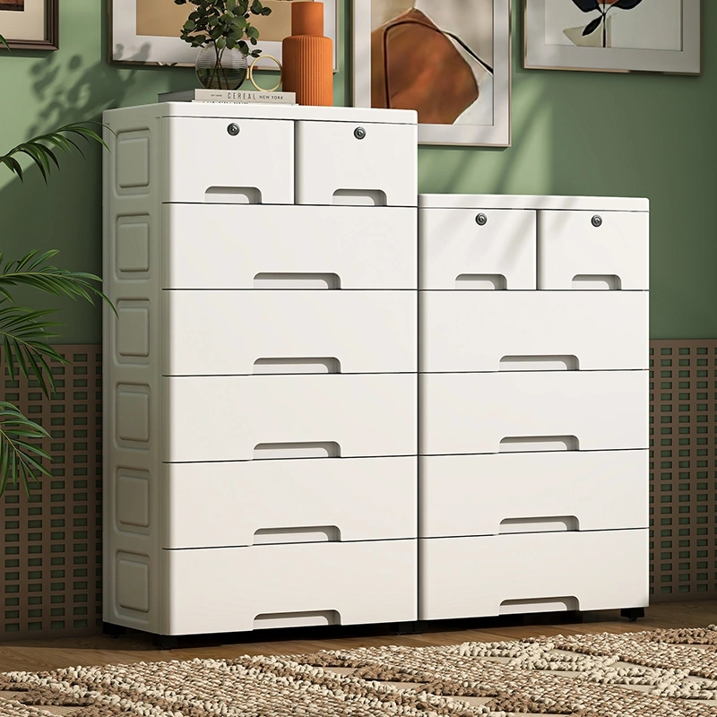 【VALUEDA】3/4/5/6 Susun Lemari Pakaian Plastik Drawer Storage Cabinet Putih Lemari Plastik Susun Lemari Pakaian Anak
