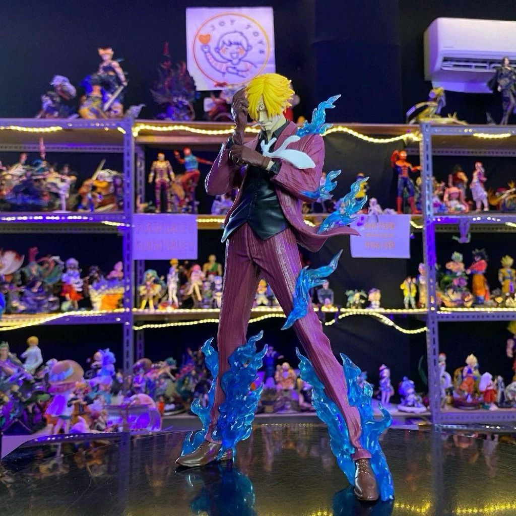 SANJI GLOVES BLUE FLAME 1 PCS 256 ONE PIECE ANIME ACTION FIGURE TOYS