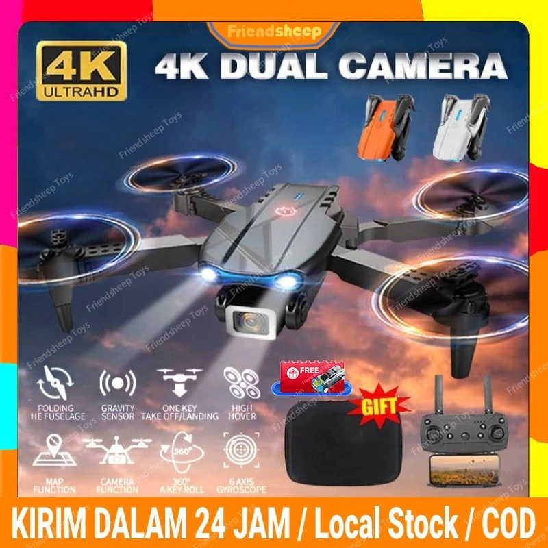 Smart Drone e88 Pro 4k HD Camera Shoot Original Indoor Outdoor Drone Mini RC 4K HD Camera