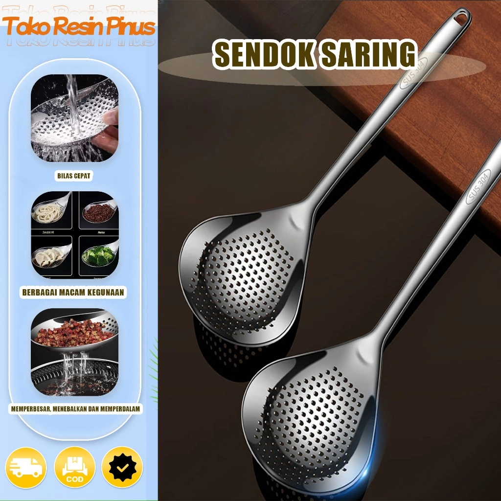 Saringan stainless steel 304, alat dapur rumah tangga, pangsit, mie, tiriskan，saringan penggorengan