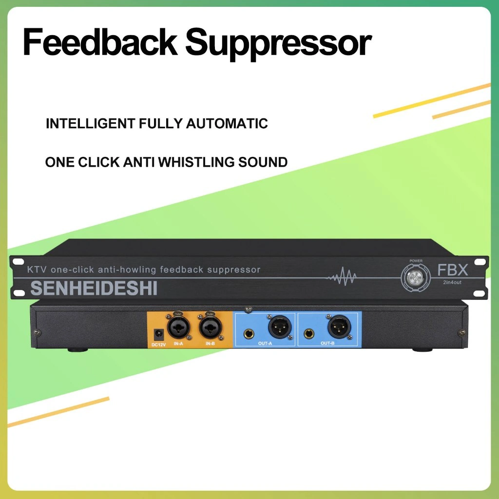 SENHEIDESHI Audio Interface Wireless microphone feedback suppressor mic anti-howling frequency shifter Mikrofon processor