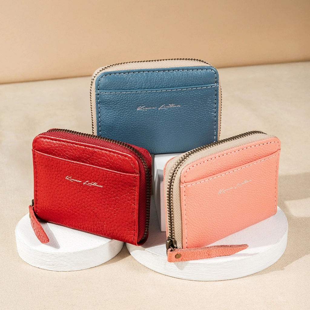 Kenes Leather Dompet Kartu Kulit Asli Premium GRIZELE - Free Gravir Nama