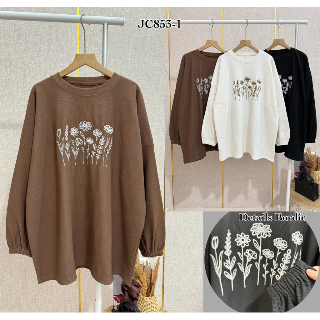 L&B Atasan leona Blouse Bordir