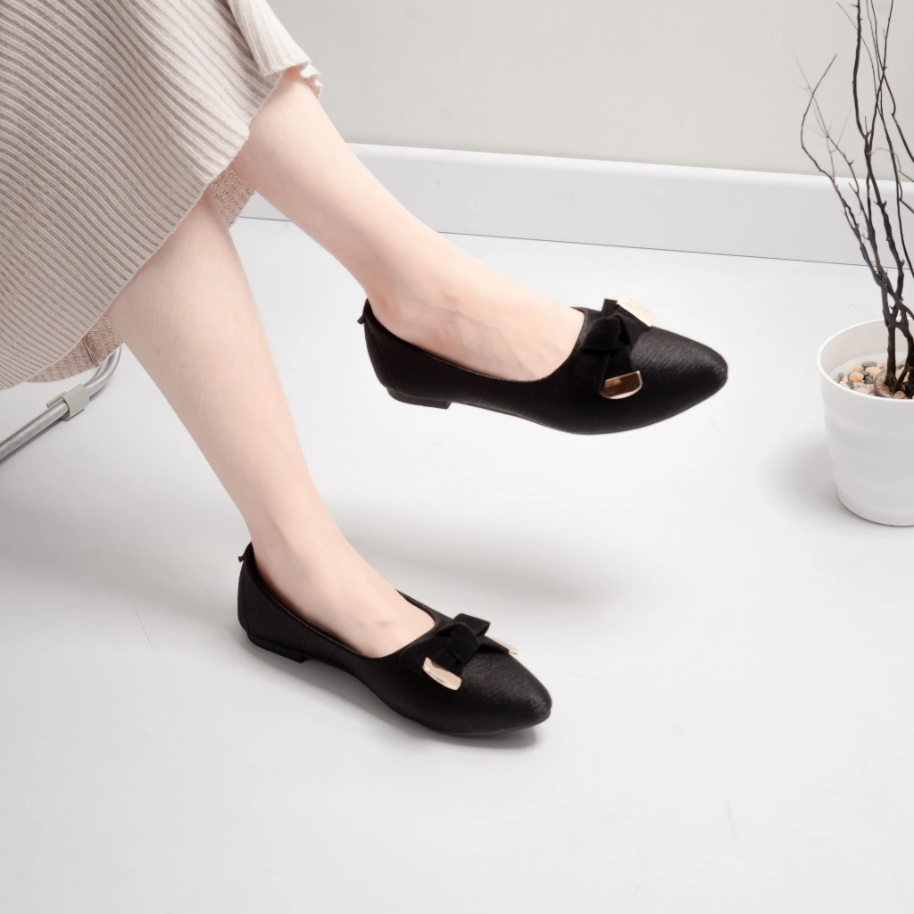 Holic Shasa 01 Sepatu Wanita Flatshoes Sepatu Kerja Premium Pansus Wanita Flat 36-40
