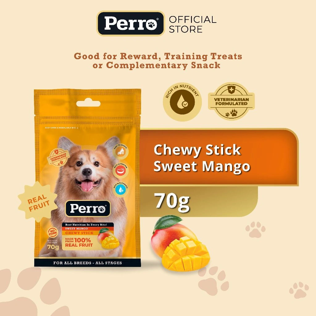 Perro Chewy Stick Sweet Mango 70gr