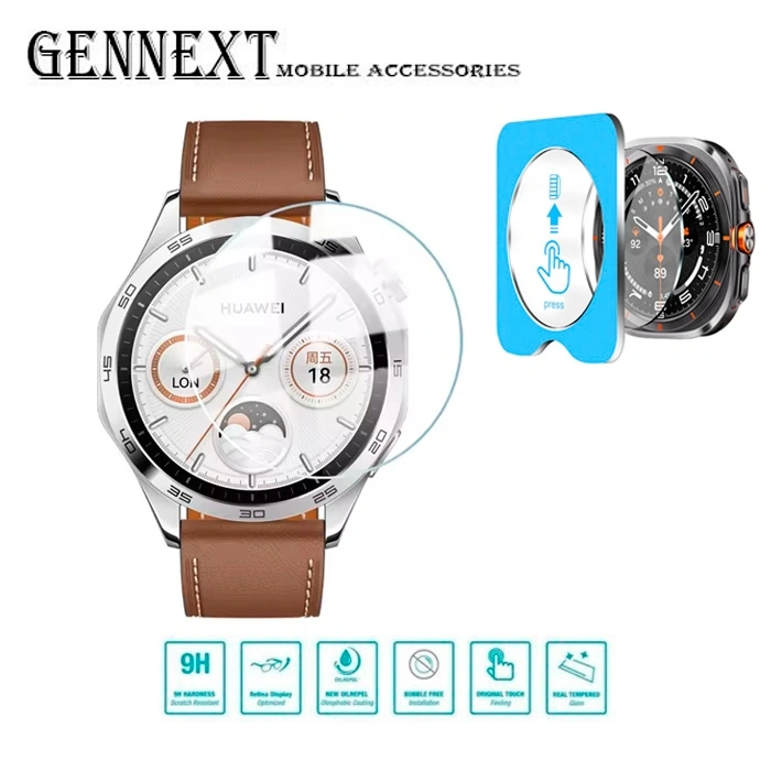 Tempered Glass Huawei Watch GT Fit 4 4Pro Gt3 Gt3Pro 3 Gt4 Gt5 Gt5Pro 5 Gt6 Gt6Pro 6 4 41mm 42mm 46mm GtPro Pro smartwatch iwatch anti gores