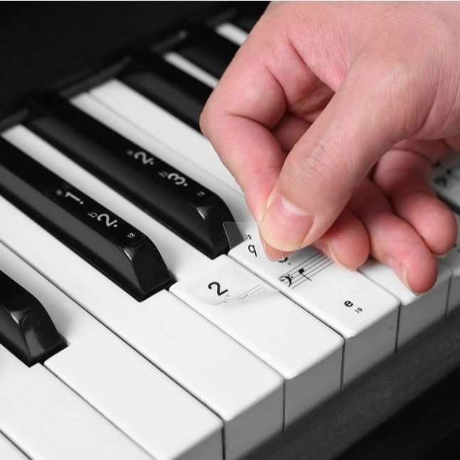 Sticker Tuts Nada Piano Pas Solmisasi Not Balok Nada Huruf Stiker