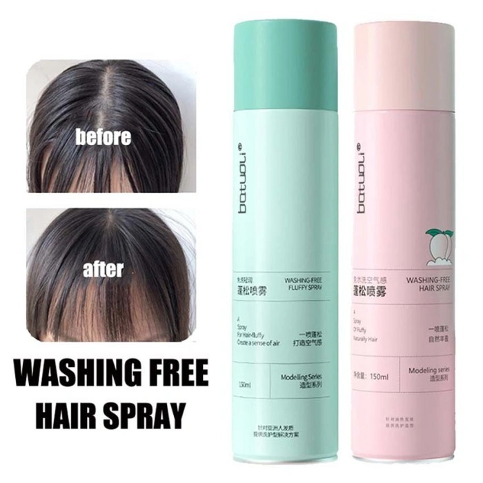 Dry Shampoo 150ML Hair Spray Semprotan Rambut Kering Fluffy MERK DAN WARNA RANDOM