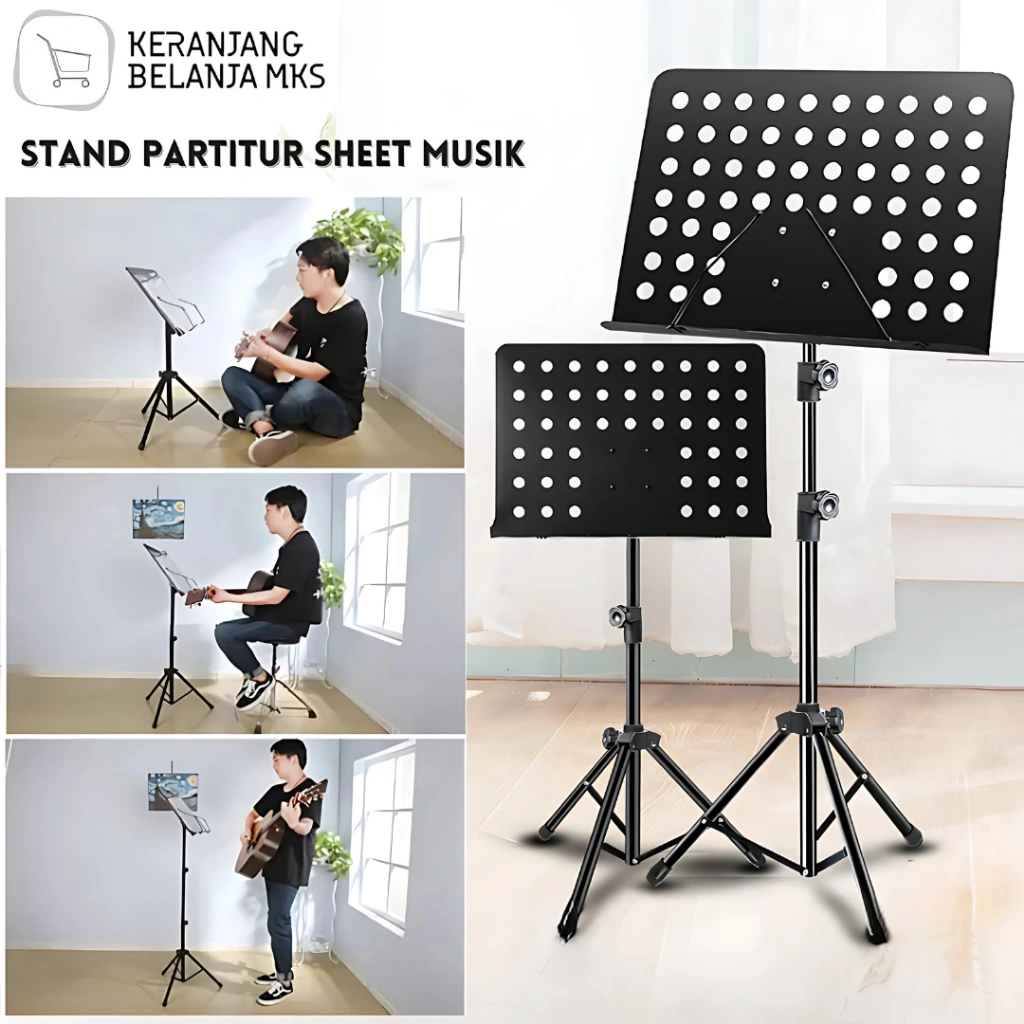 Stand Teks Lagu Pidaot Partitur Portable Folding Music Sheet Orchestra