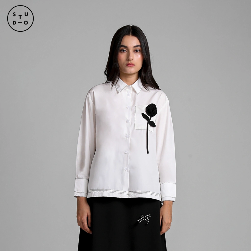 COTTONINK Studio - Atasan Kemeja Wanita Saint #BestSelling