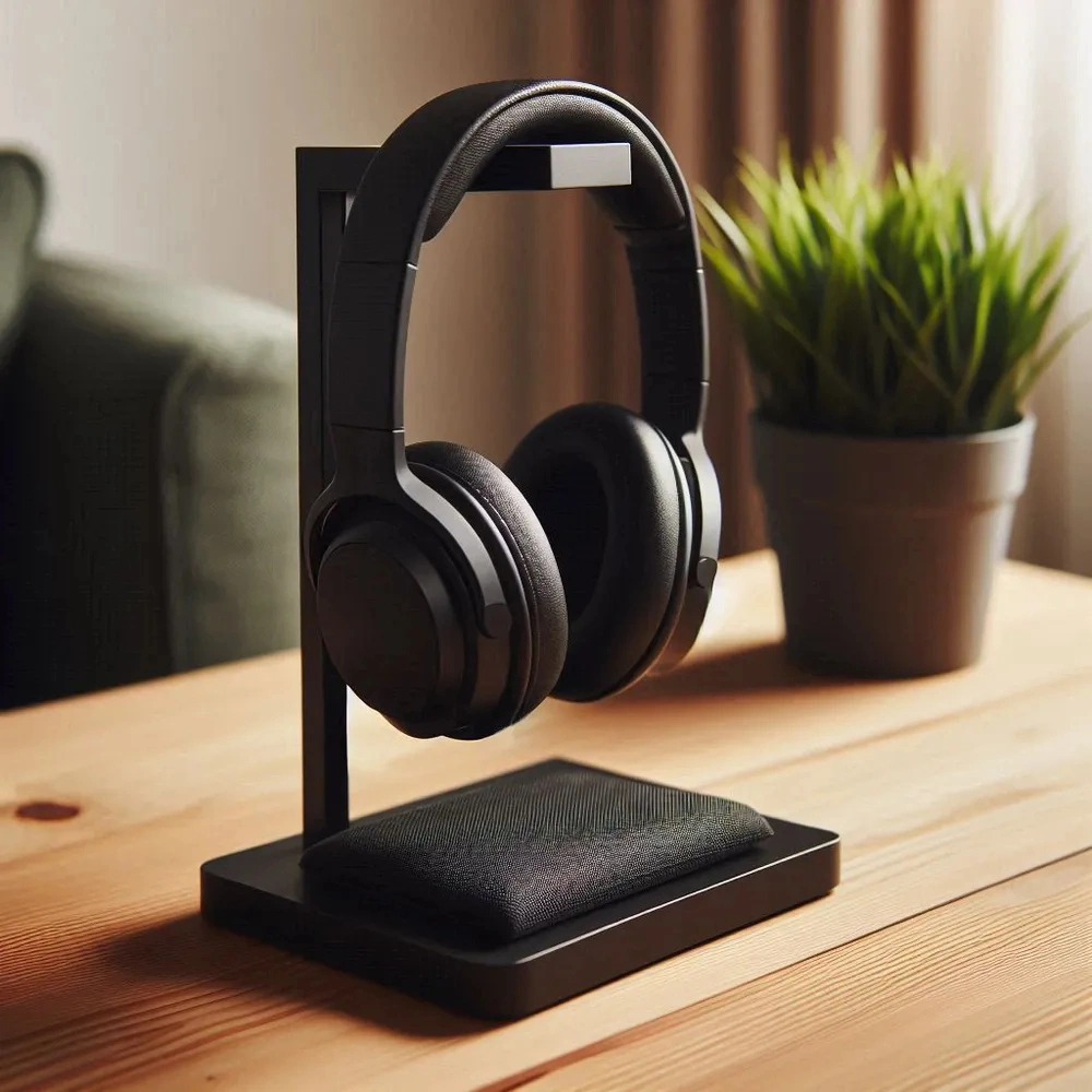 Dudukan Headphone Desain Minimalis, Tempat Headset Headphone Stand